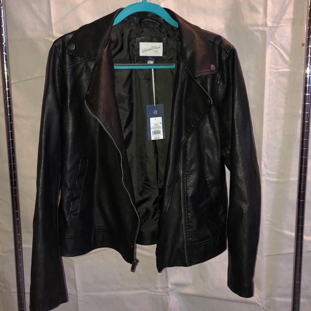 Faux Leather Jacket